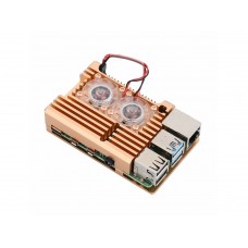 Boîtier en aluminium pour Raspberry Pi 4/4B avec