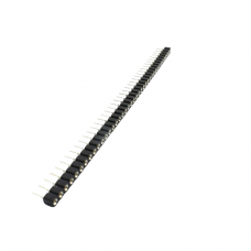 2.54mm haute qualité Plaqué d’or 1*40pin droite simple rangée ronde pin