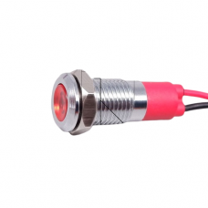 Indicateur lumineux LED en mtal avec câble