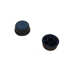 BOUCHON BOUTON POUSSOIR 12X12X7.3MM Black