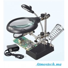 Loupe de Soudage LED Pince
