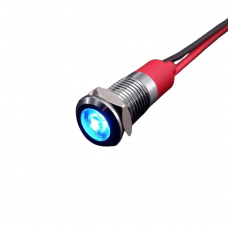 Indicateur lumineux LED en mtal avec câble