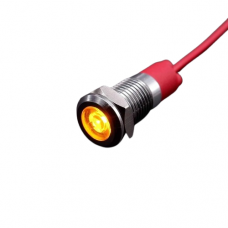 Indicateur lumineux LED en mtal avec câble