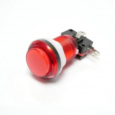 Bouton Poussoir Lumineux Rouge de 33mm