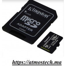 Carte mémoire Kingston Canvas Select Plus 128Go