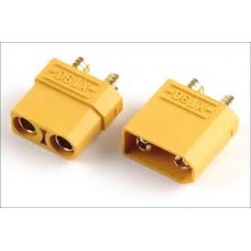 Connecteur de batterie haute intensit XT90 (mle +