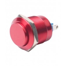 Bouton rouge cuivre 22MM