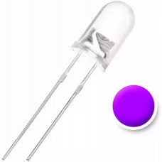 LED 5 mm TRANSPARENTE Violet