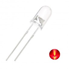 LED 5mm TRANSPARENT Rouge