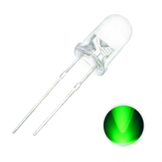 LED 5mm TRANSPARENT Vert