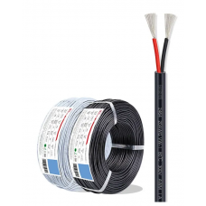 Câble lectrique lectronique noir UL2464 24AWG 2C
