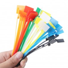 Serre-Câbles Zip avec Étiquette 100pcs