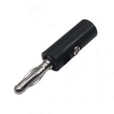 Fiche banane mle 4 mm noir