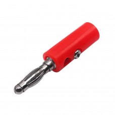 Fiche banane mle 4 mm rouge