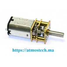 Moteur à engrenages métalliques micro DC 12 V