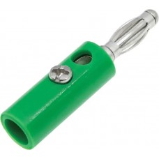 Fiche banane mle 4 mm vert